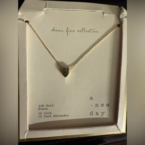 A New Day Gold Heart Necklace